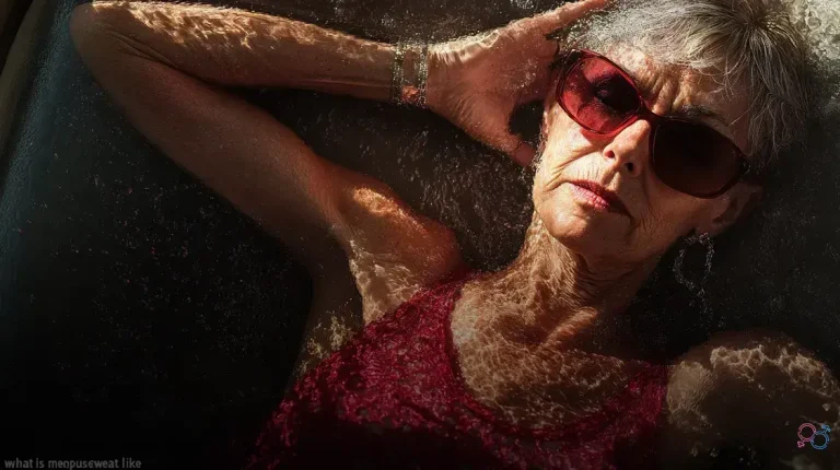 como é o suor da menopausa