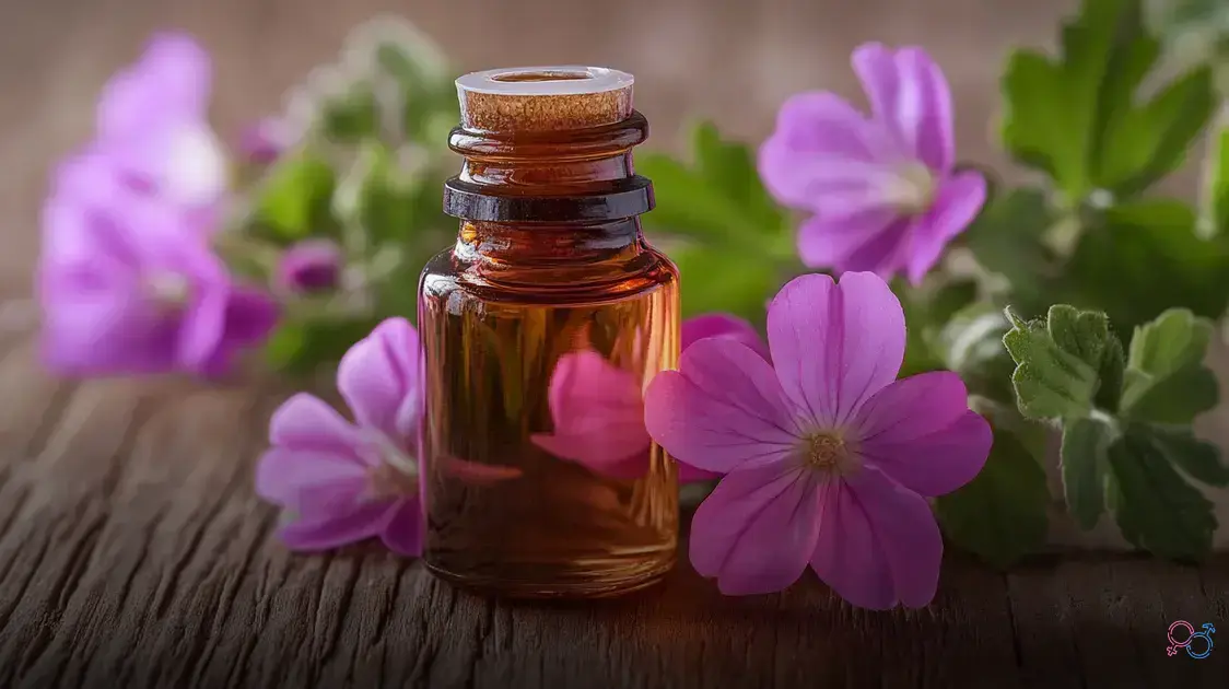 como usar o óleo de gerânio para menopausa