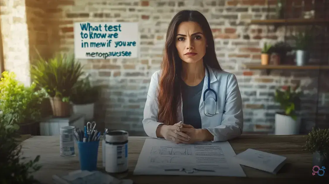 qual o exame para saber se está na menopausa
