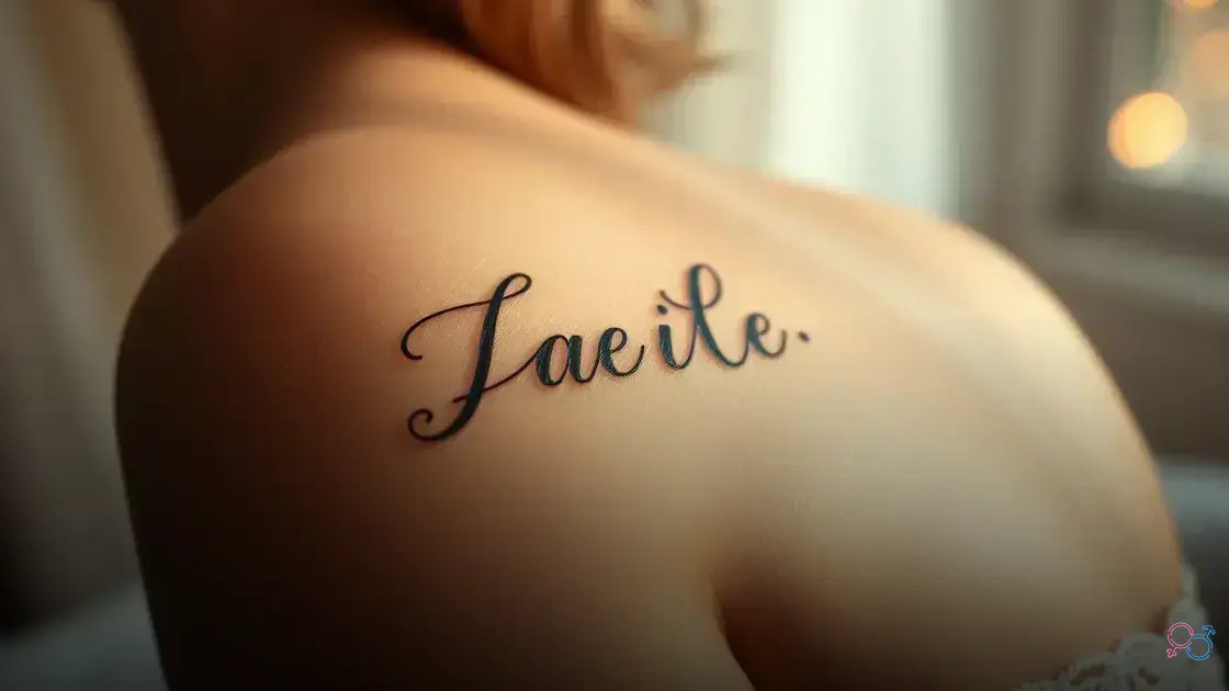 tatuagem íntima com nome