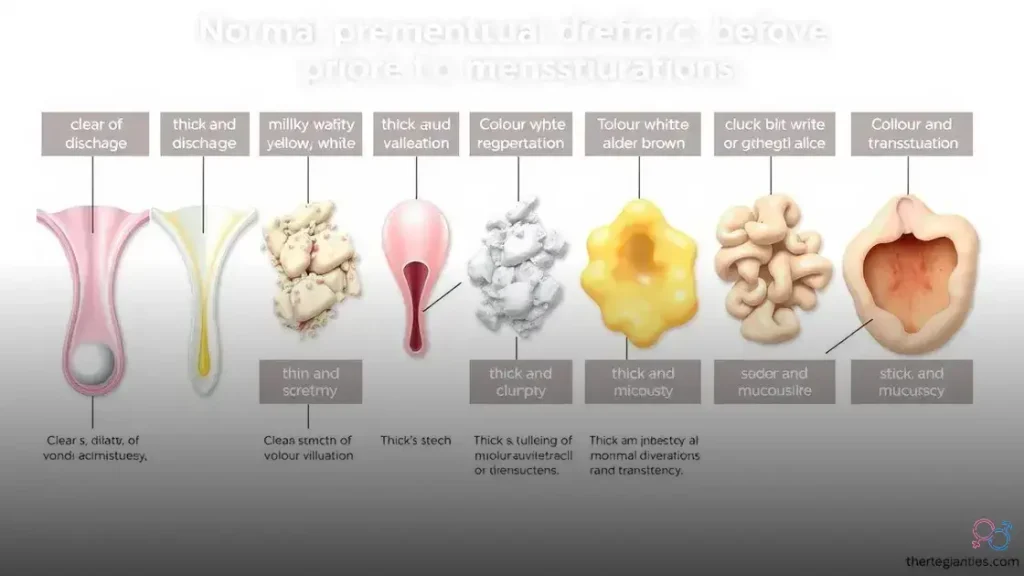 como é o corrimento antes da menstruação descer