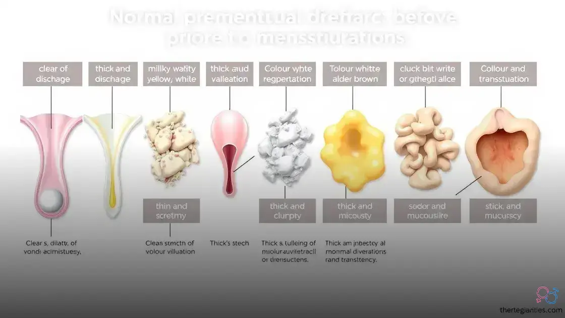 como é o corrimento antes da menstruação descer