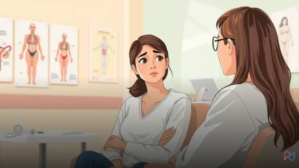 como parar corrimento marrom