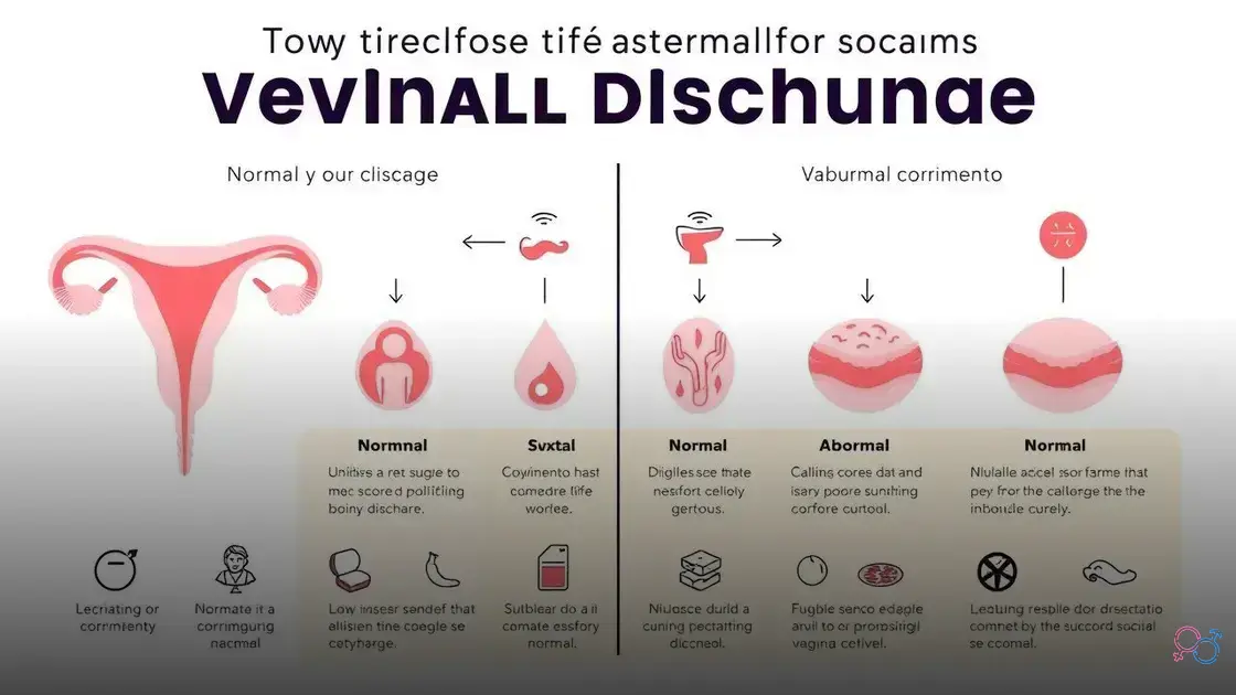 como saber se o corrimento é normal