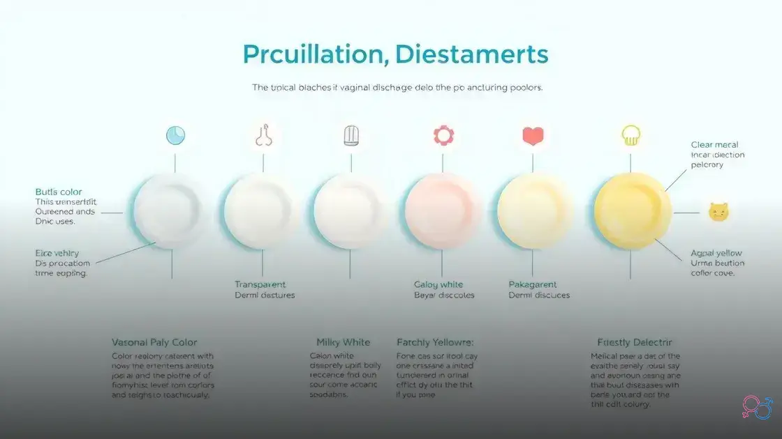 qual a cor normal do corrimento