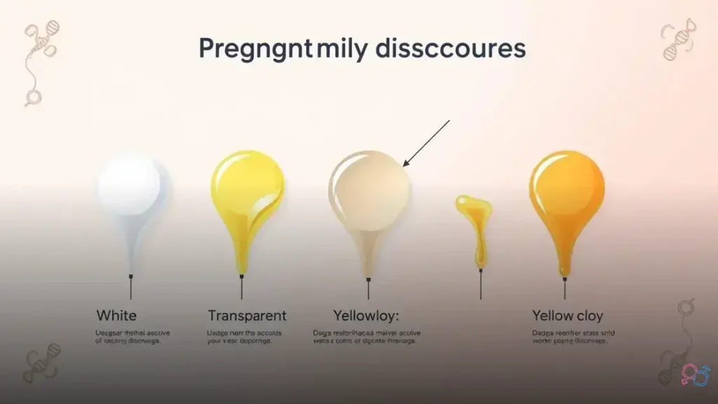 que cor é o corrimento de gravidez