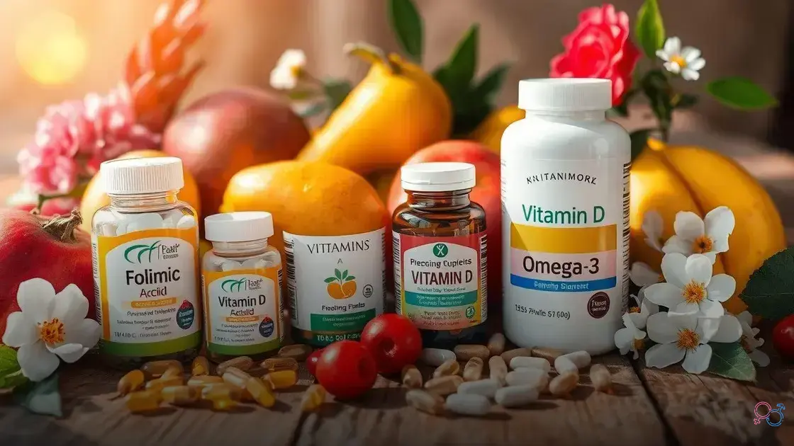 qual vitamina tomar para engravidar