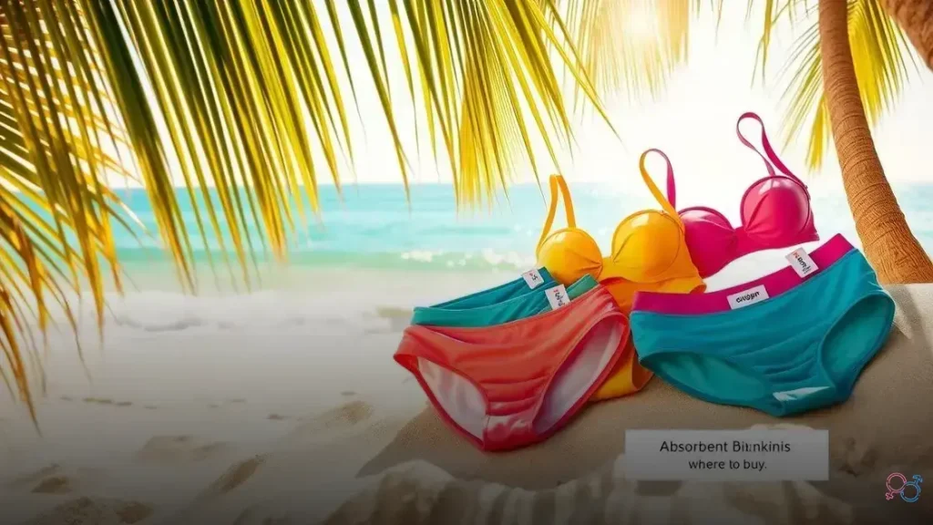 biquíni absorvente onde comprar