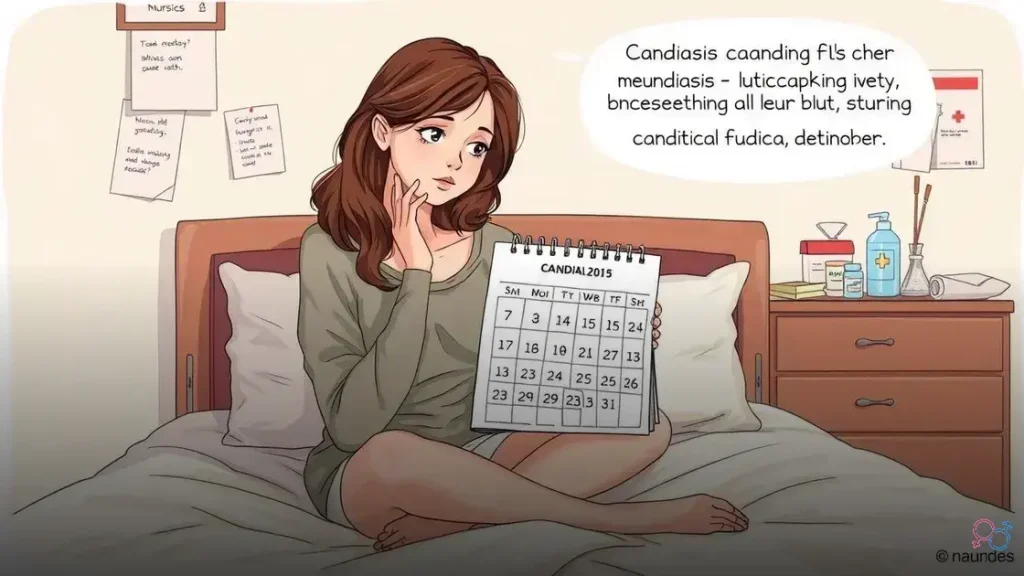 a candidiase atrasa a menstruação