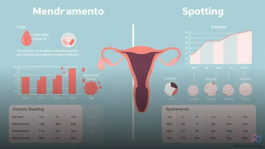 como saber se é menstruação ou escape