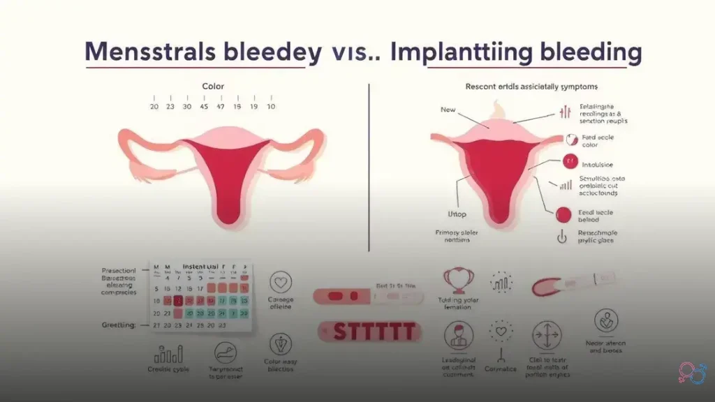 como saber se é menstruação ou sangramento de gravidez