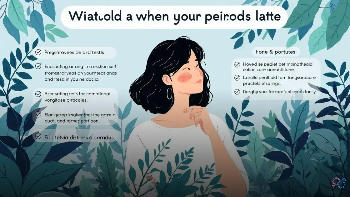 o que fazer quando a menstruação está atrasada