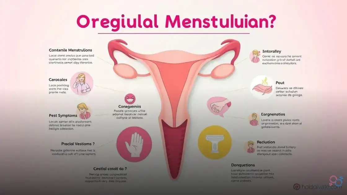 o'que é menstruação irregular
