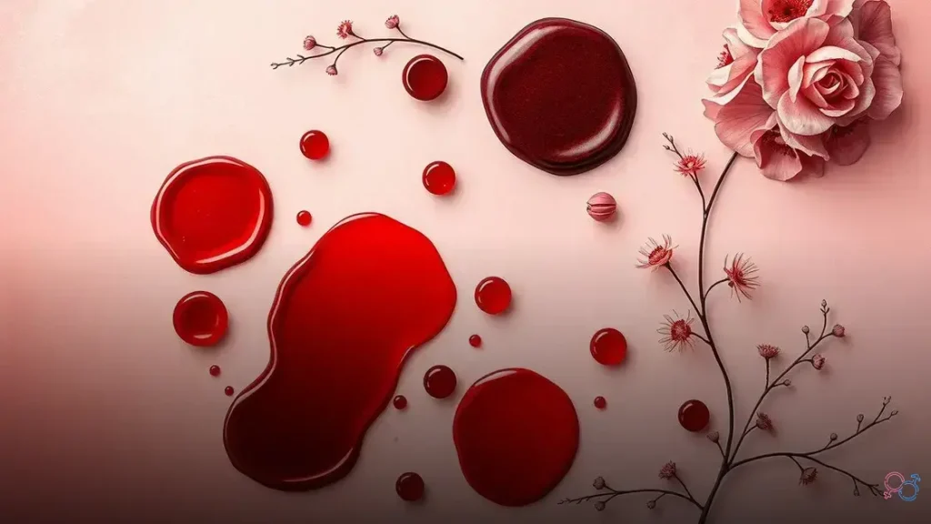 qual a cor do sangue da menstruação