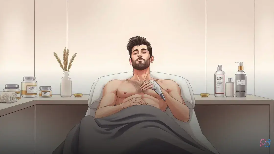 depilação masculina