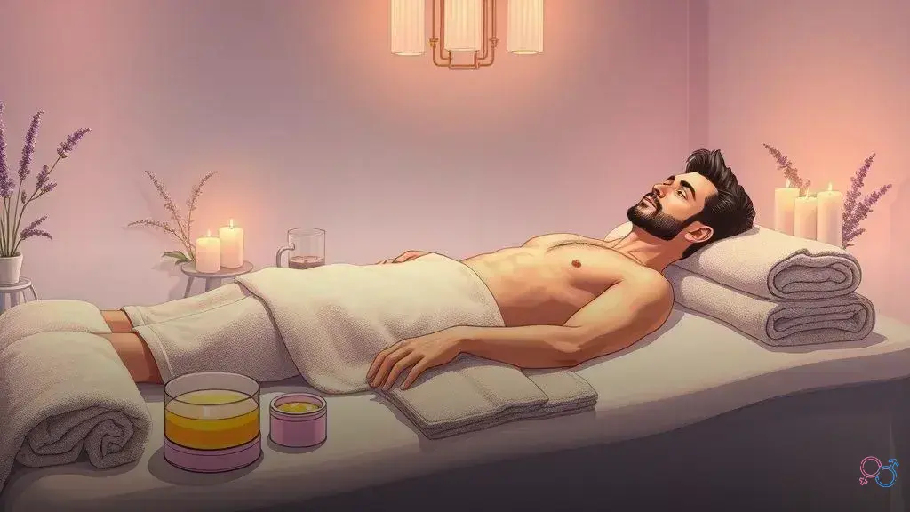 depilação a cera masculina