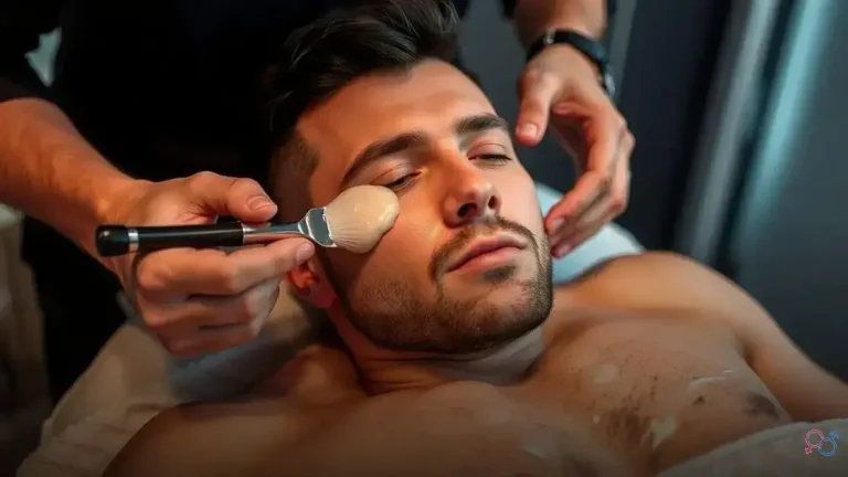 depilação masculina cera